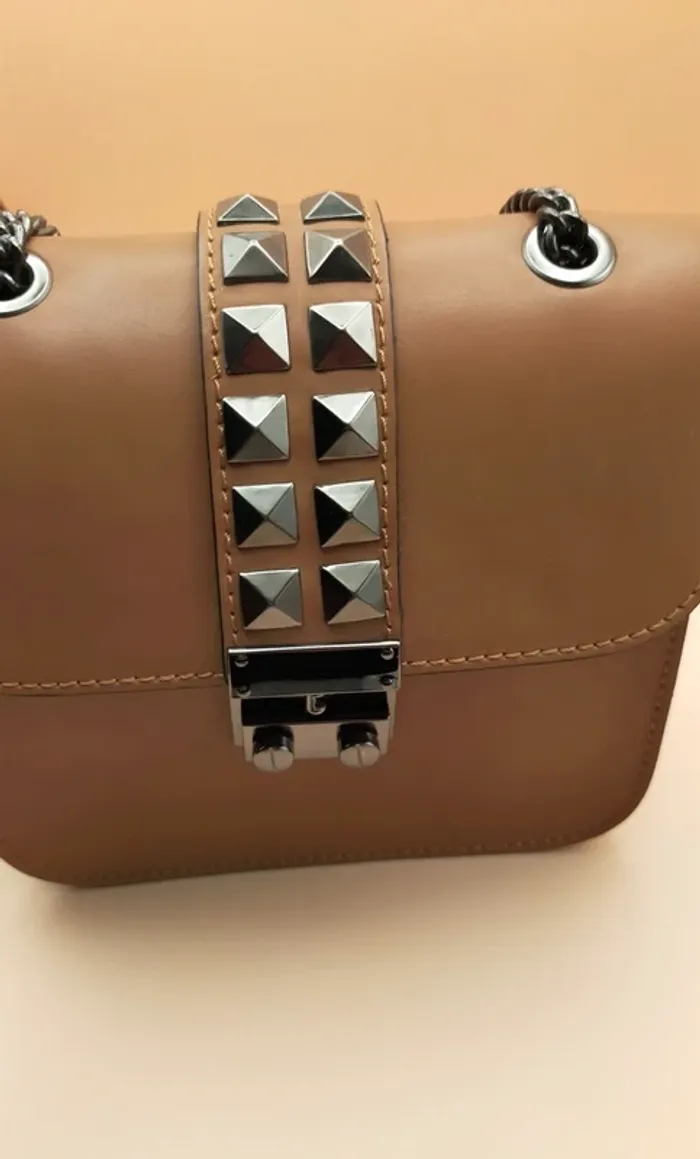 Sac à main en cuir fabriqué en Italie, cuir, marron, The Genuine Leather - photo numéro 14
