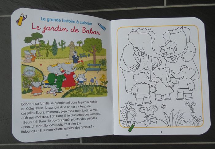 Magazine Babar avec histoires et coloriages du printemps - photo numéro 3
