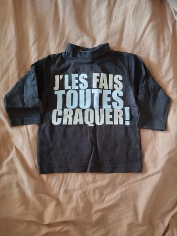 Pull manches longues 12 mois