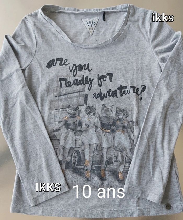 Tee-shirt Ikks fille 10 ans