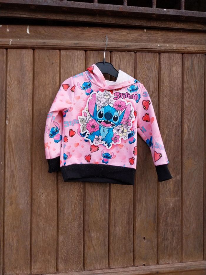 Pull bébé fille 2 ans stich