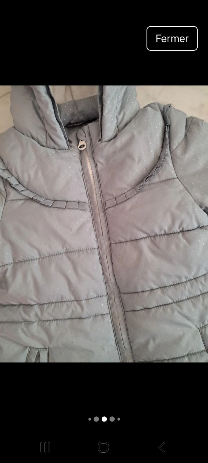 Doudoune manteau grise sergent major 3 ans - photo numéro 9