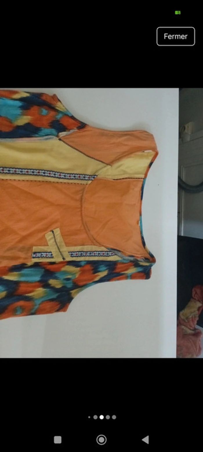 Tunique débardeur femme Alexo taille 42 rétro vintage - photo numéro 5