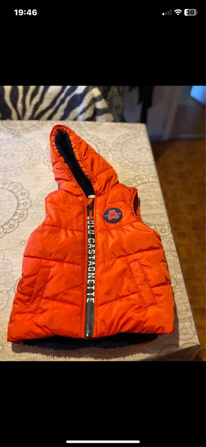 Manteau sans manches garçon