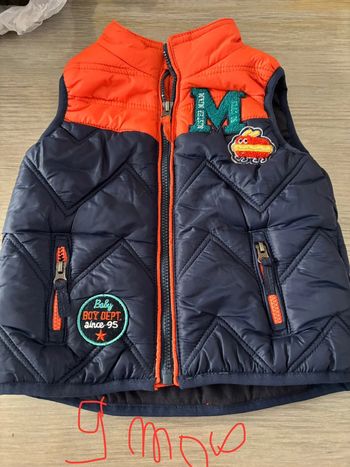 Manteau sans manche 9 mois