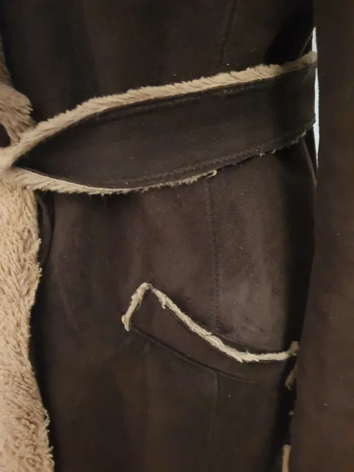 Long manteau chaud et doux NafNaf - photo numéro 3