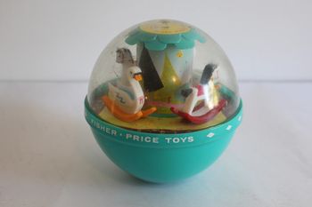 Fisher Price Poly Roly Chime Ball 1972