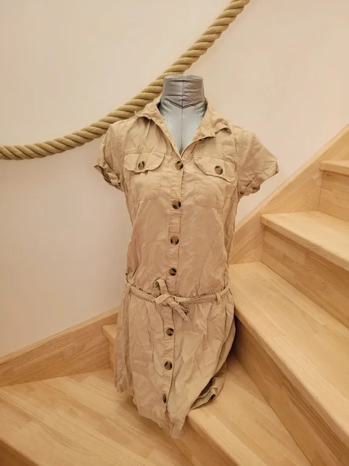 Robe de maternité type saharienne taille M