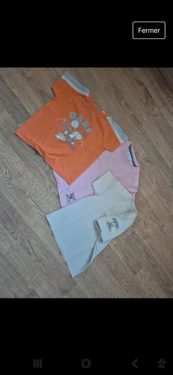 Lot t-shirts 24 mois