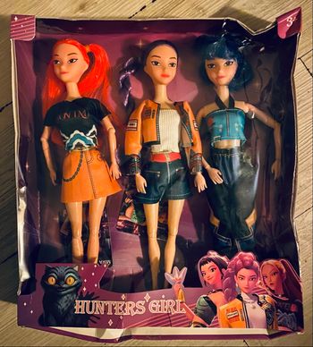 Lot 3 poupées Kpop Demon Hunters NEUVES