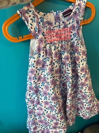 Magnifique robe  doublée 3 ans sergent major