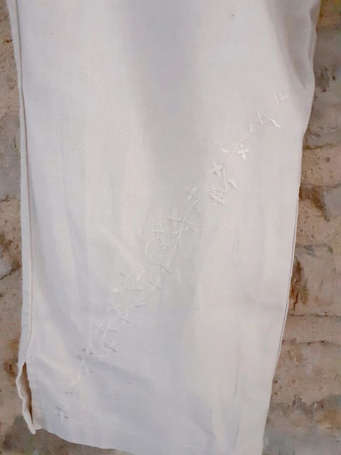 Pantalon grossesse en lin - Taille 46 - photo numéro 2