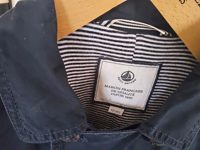 Trench taille 10 ans petit bateau - photo numéro 5