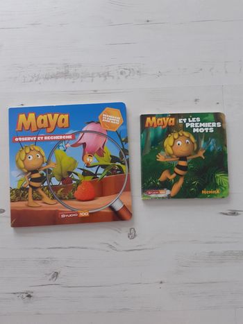 2 livres Maya l'abeille de Studio 100