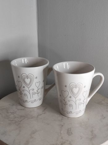 Tasses coeurs