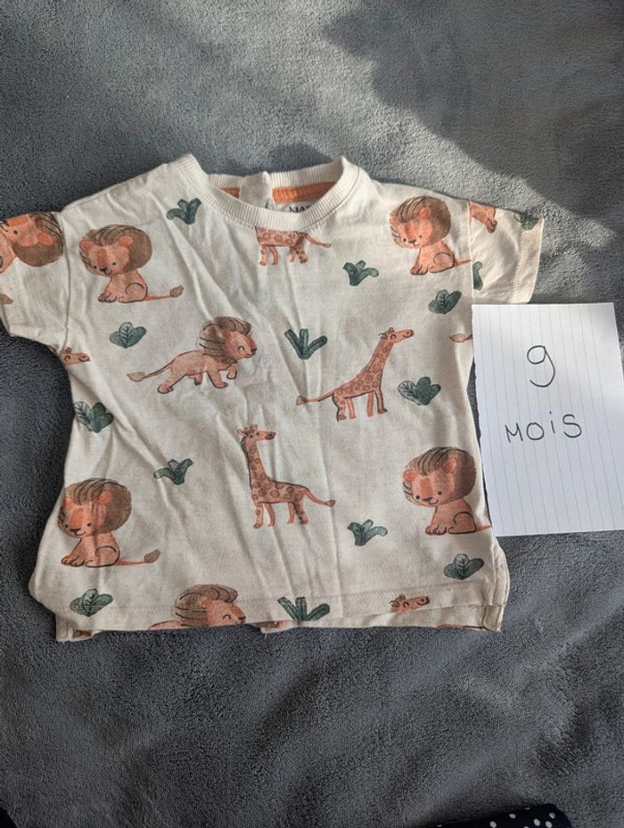 T-shirt manches courtes Kiabi - 9 mois