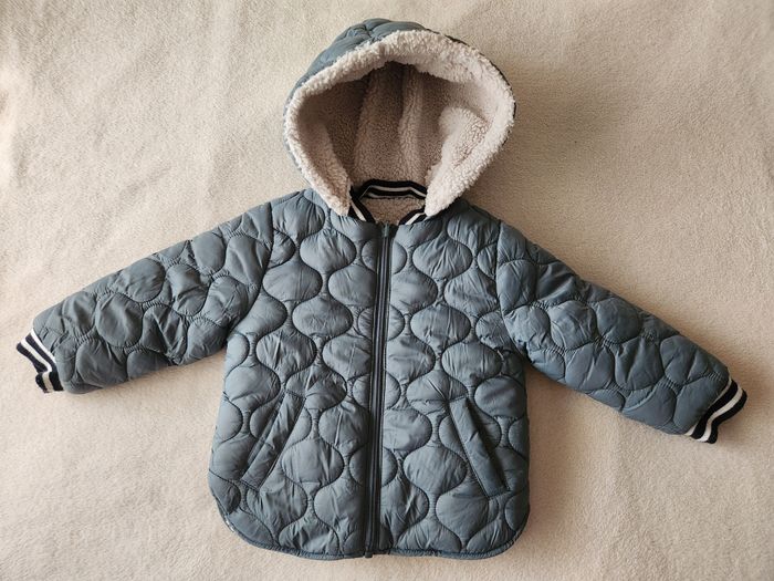 Veste effet matelassé réversible sherpa 3 ans