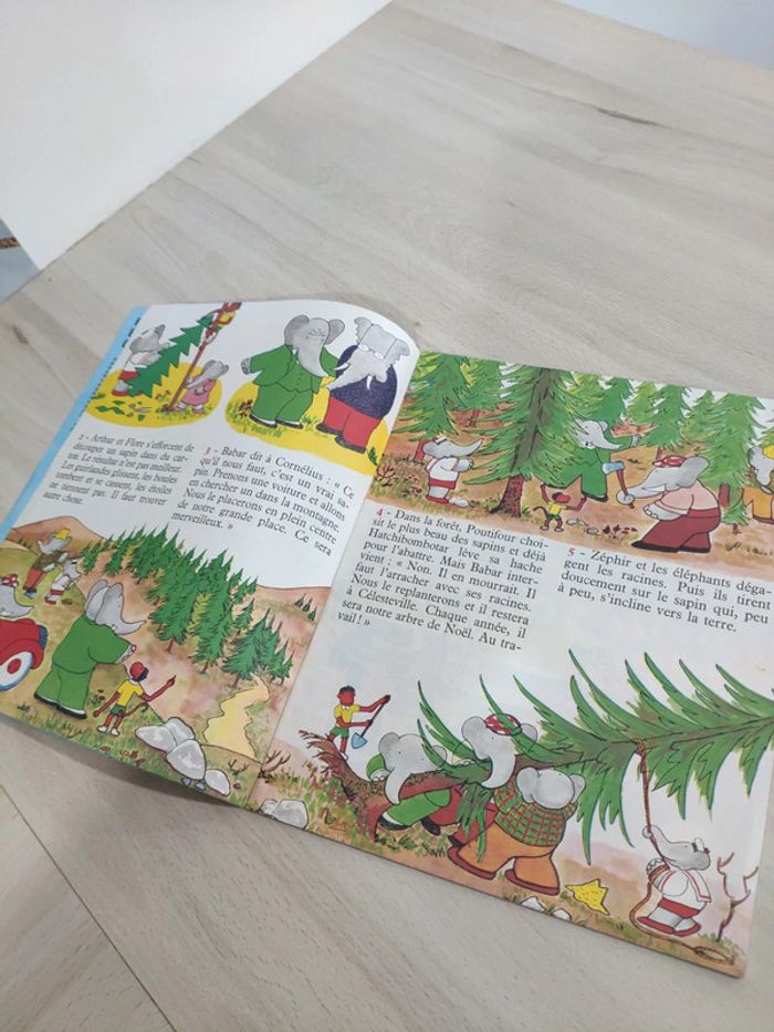 Magazine le journal de Babar et l'arbre de Noël numéro 83 vintage 1981 - photo numéro 4