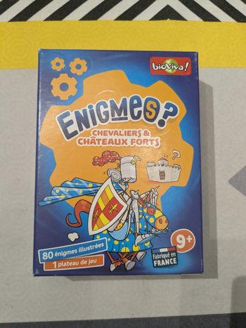 Jeu bioviva énigmes chevaliers et châteaux forts