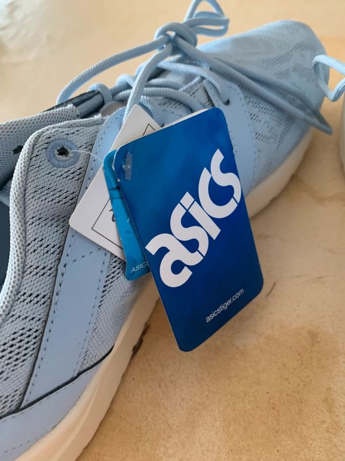 Baskets asics neuves bleu ciel course sport - photo numéro 5
