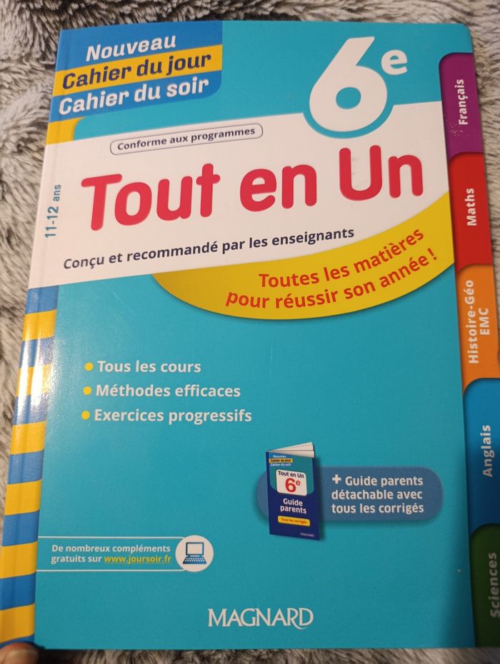Tout en un 6ème 11/12 ans