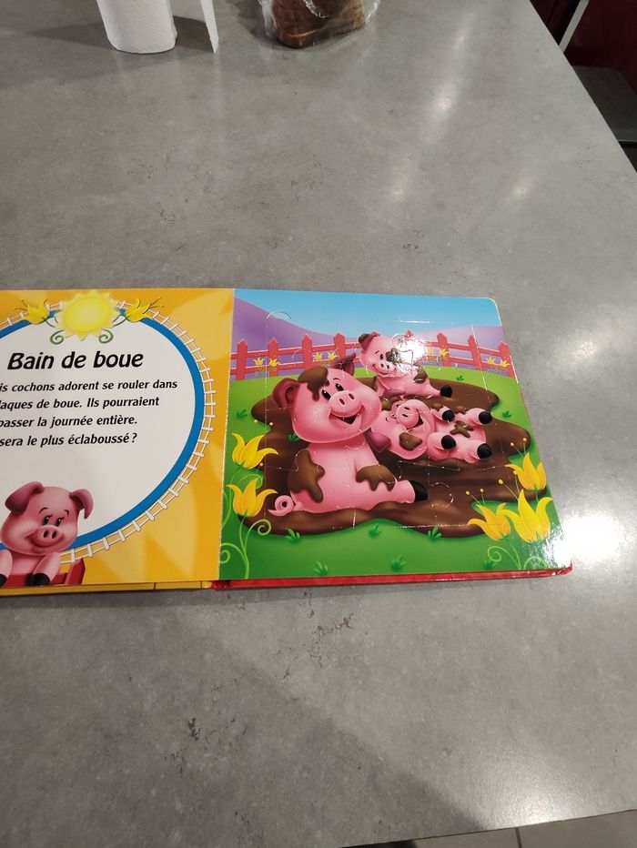 Livre puzzle enfant – Phidal – 5 puzzles inclus - photo numéro 4