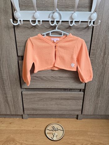 Vêtement Bébé Fille - Gilet/ Boléro - Mini Adelie - 6 mois