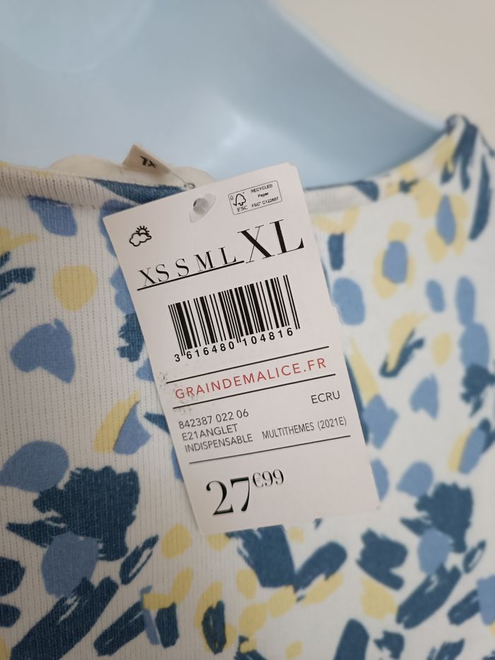 Blouse col carré taille XL - photo numéro 6