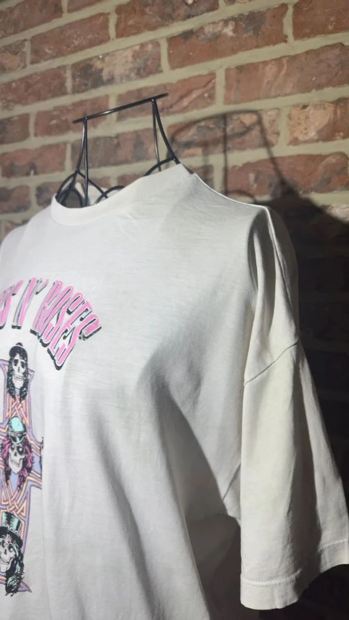 T-shirt blanc Guns N Roses Taille XXS/ XS  32 /34 Primark - photo numéro 5