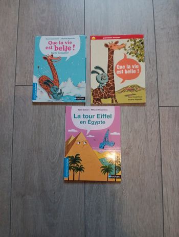 Lot de 3 livres Premières lectures Nathan