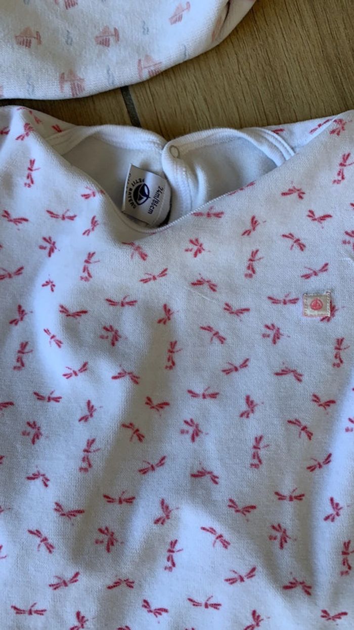Lot de 2 grenouillères Petit bateau 24 mois - photo numéro 3