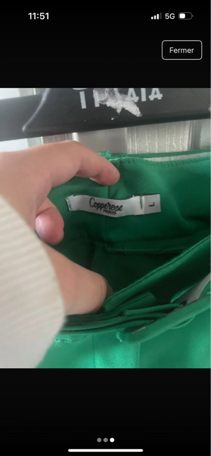 Pantalon vert - photo numéro 3