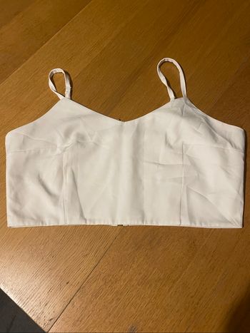 Débardeur croc top blanc