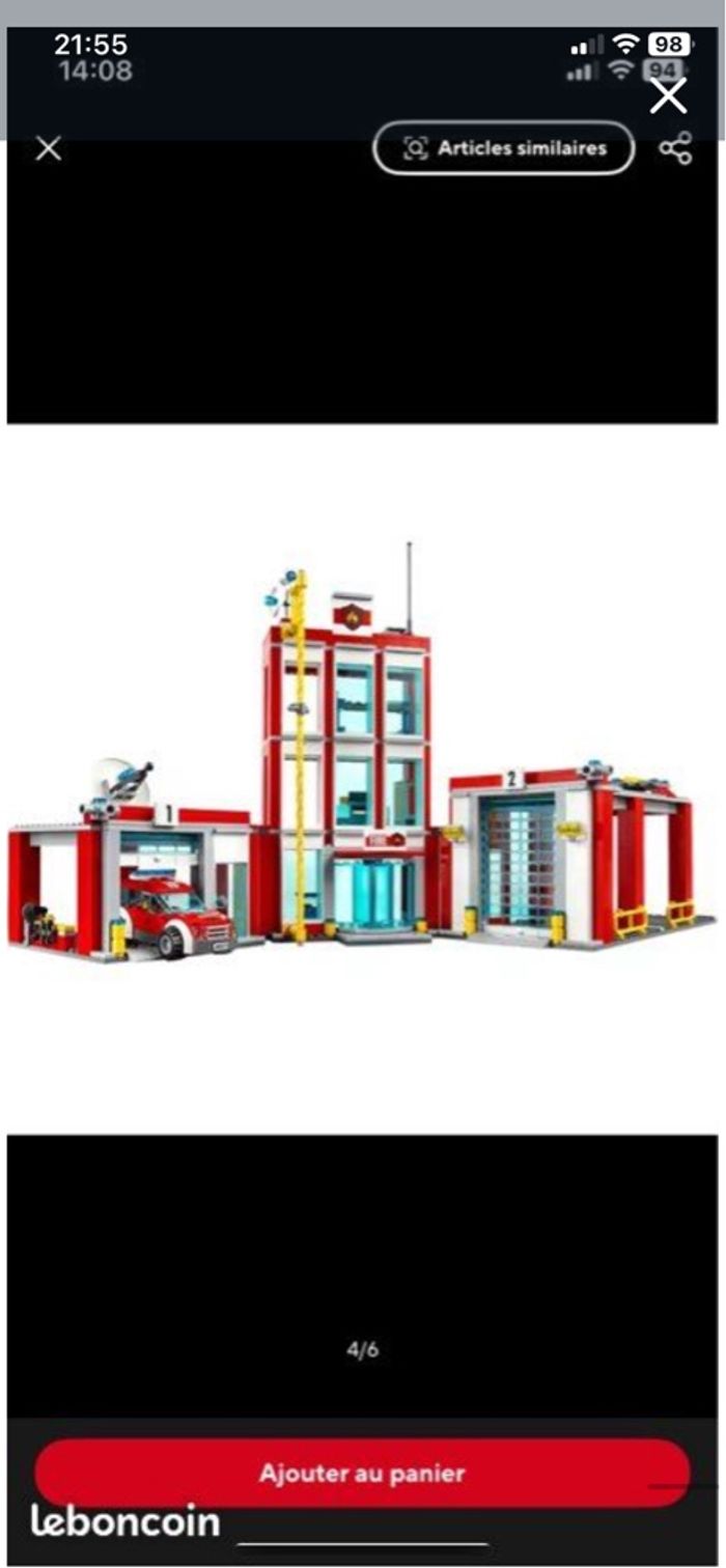 Lego « caserne des pompiers »/ quelques pièces manquantes  60110 - photo numéro 4