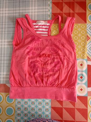 Débardeur saumon 6ans