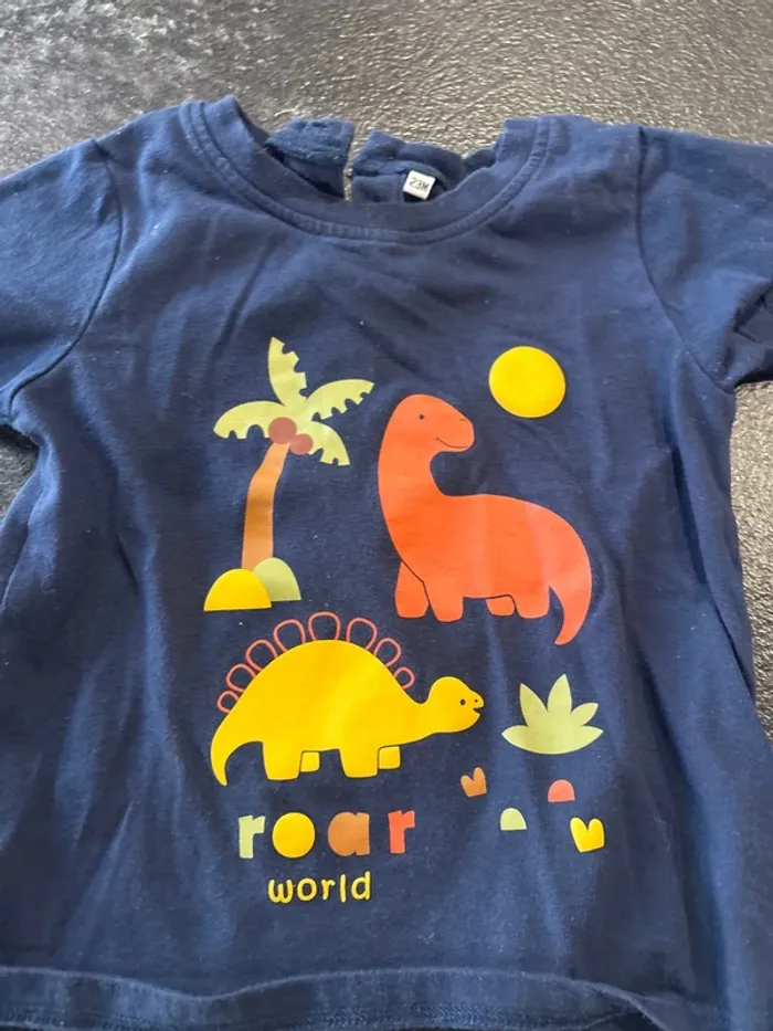 Lot de 4 tee shirts manches courtes 2 ans - photo numéro 2