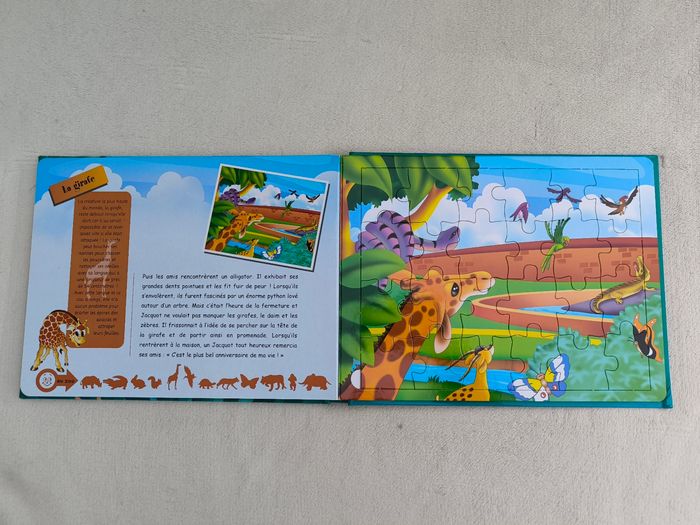 Livre puzzle Un voyage au zoo - photo numéro 6