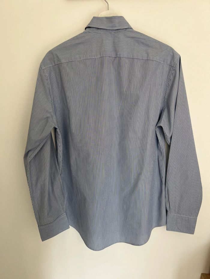 Chemise rayée bleu et blanche Celio M - photo numéro 4