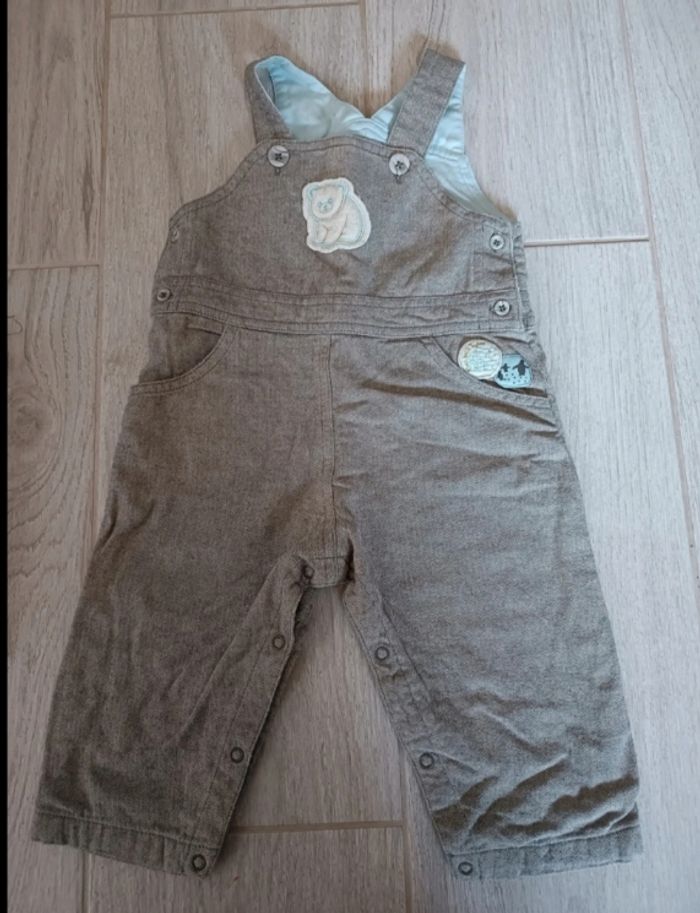 Salopette Marèse  - chemise Jacadi - Jean - TBE - photo numéro 3