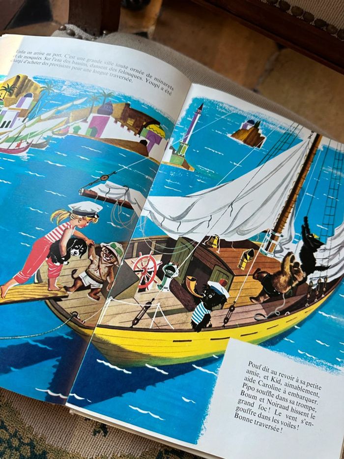 Recueil ancien vintage Les Aventures de Caroline livre bd album Pierre Probst blanc - photo numéro 10