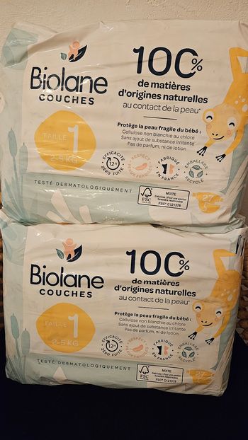 Couches Biolane Taille 1