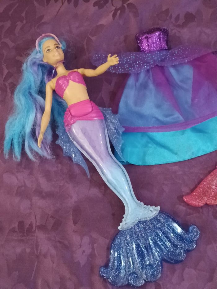 Lot barbie sirène - photo numéro 10