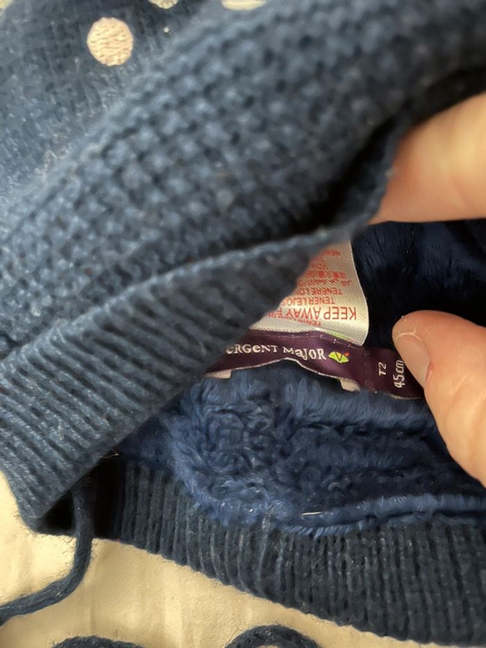 Ensemble bonnet et gants 45 cm sergent major - photo numéro 2