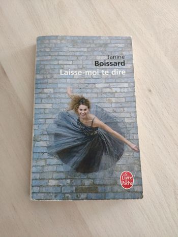 Livre Janine Boissard Laisse moi te dire