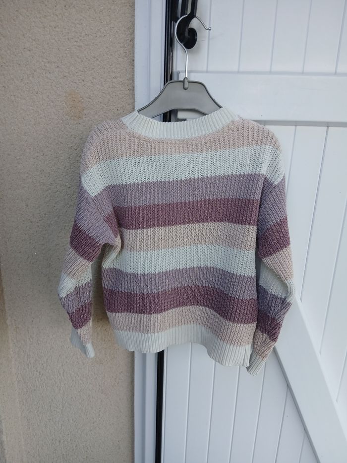 Pull rayé filles zeeman taille 110/116 - photo numéro 2