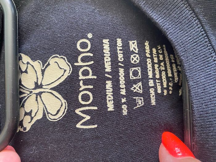 Tee-shirt Morpho noir taill M neuf - photo numéro 3