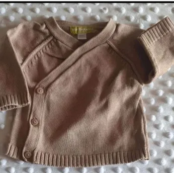Gilet vertbaudet  marron clair 1 mois