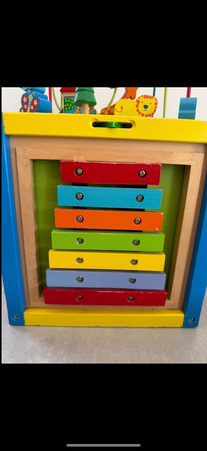 Gros cube activité en bois - photo numéro 6