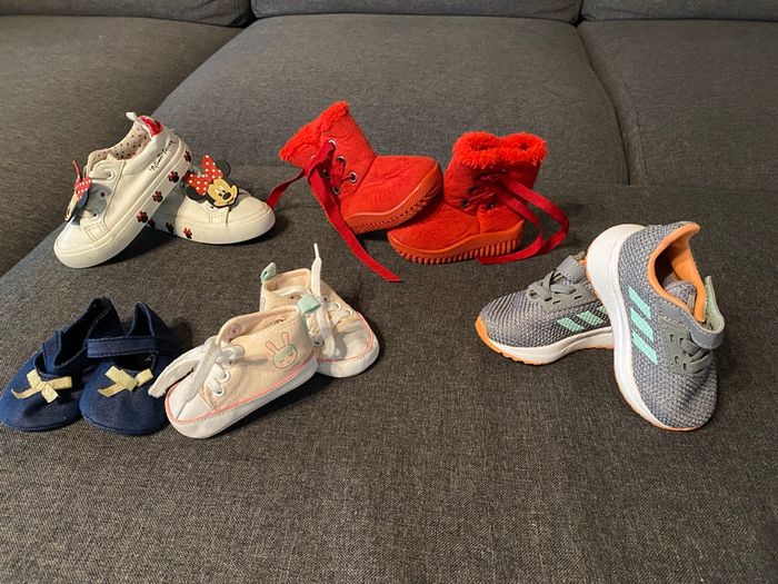 Lot d’environ 80 pièces vêtements bébé fille de 0-3 mois à 12-18 mois… - photo numéro 9