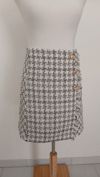 Jupe portefeuille pied de poule UCollection taille 42